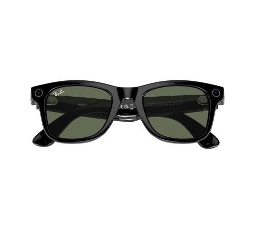 Ray-Ban Gen 2 Wayfarer Shiny Black Clear/Green transitions