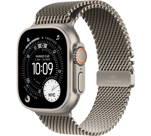 Apple Watch Ultra 3 (2025) Natural Titanium + Titanium Milanese Loop