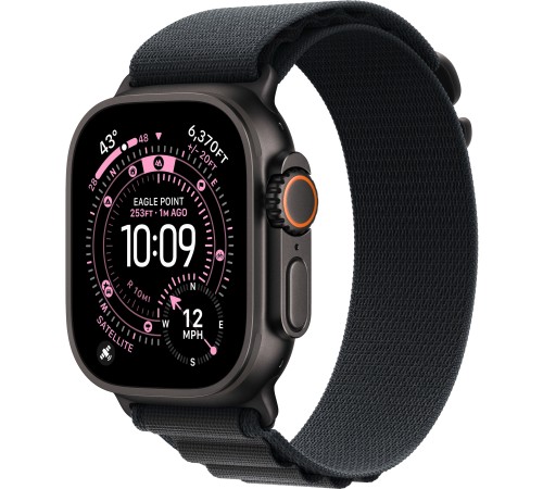 Apple Watch Ultra 3 (2025) Black Titanium Black Alpine loop