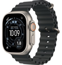 Apple Watch Ultra 3 (2025) Natural Titanium Black Ocean band 