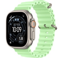 Apple Watch Ultra 3 (2025) Natural Titanium Neon Green Ocean band 