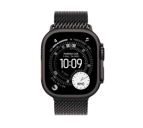 Apple Watch Ultra 3 (2025) Black Titanium + Titanium Milanese Loop