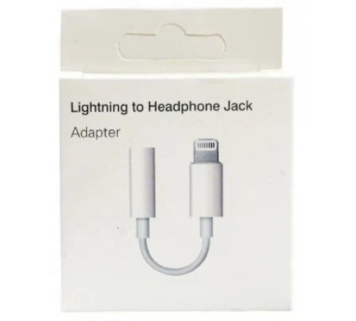 Переходник Apple iPhone Jack 3.5мм - Lightning (MMX62ZM/A) белый