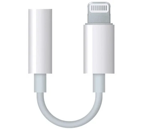 Переходник Apple iPhone Jack 3.5мм - Lightning (MMX62ZM/A) белый