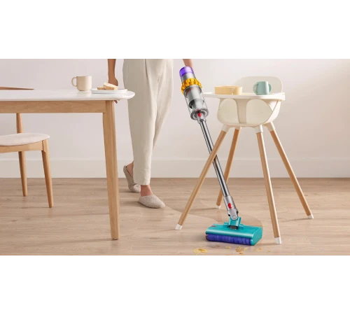 Пылесос Dyson V15s Detect submarine (SV47), yellow/nickel