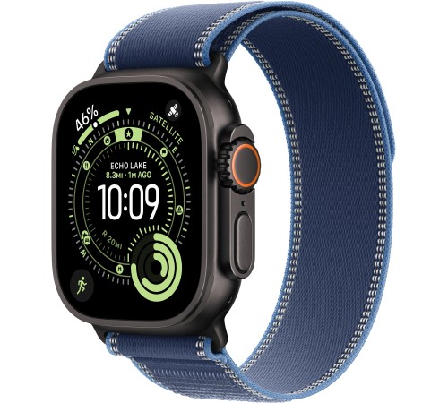 Apple Watch Ultra 3 (2025) Black Titanium Blue/Bright Blue Trail Loop