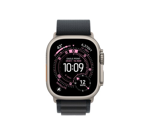 Apple Watch Ultra 3 (2025) Natural Titanium Black Alpine loop