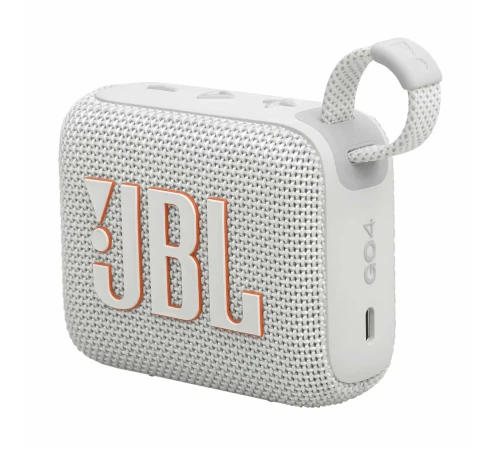 Портативная акустика JBL Go 4 White, 4.2Вт