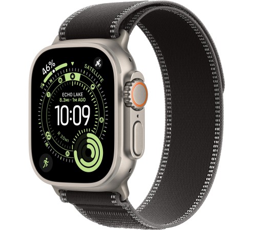 Apple Watch Ultra 3 (2025) Natural Titanium Black/Charcoal Trail Loop