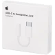Переходник Apple MU7E2ZM/A mini-Jack 3.5 USB Type-C белый