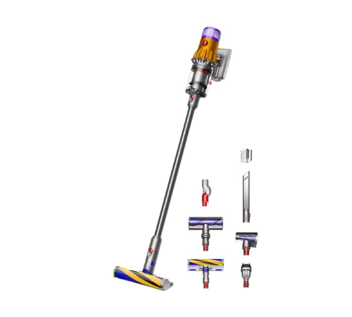 Пылесос Dyson V12 Detect slim absolute (SV46), yellow/nickel