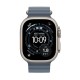 Apple Watch Ultra 3 (2025) Natural Titanium Anchor Blue Ocean band 