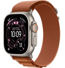 Apple Watch Ultra 3 (2025) Natural Titanium Terra Cotta Alpine loop