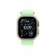 Apple Watch Ultra 3 (2025) Natural Titanium Neon Green Ocean band 