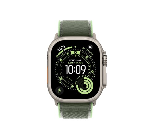 Apple Watch Ultra 3 (2025) Natural Titanium Green/Neon Trail Loop