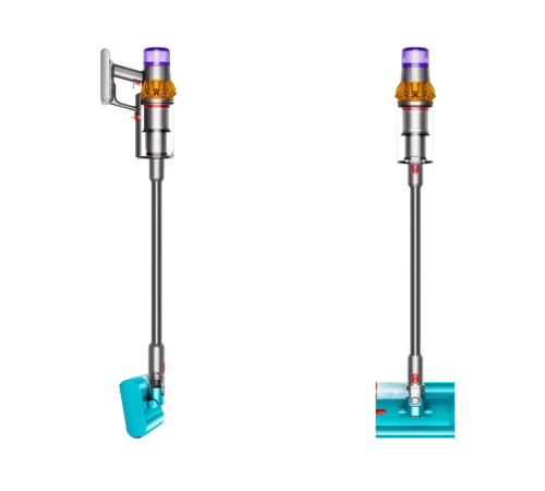 Пылесос Dyson V15s Detect submarine (SV47), yellow/nickel