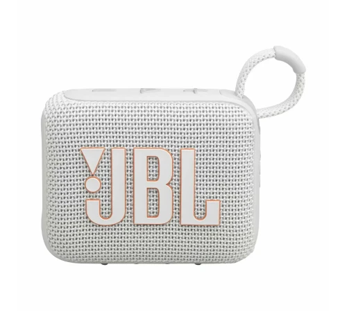 Портативная акустика JBL Go 4 White, 4.2Вт