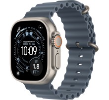 Apple Watch Ultra 3 (2025) Natural Titanium Anchor Blue Ocean band 