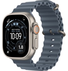 Apple Watch Ultra 3 (2025) Natural Titanium Anchor Blue Ocean band 