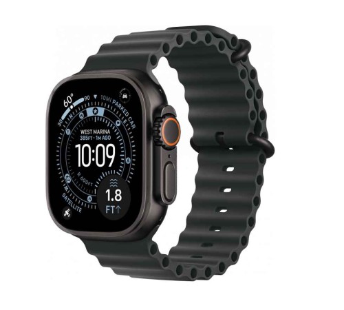 Apple Watch Ultra 3 (2025) Black Titanium Black Ocean band