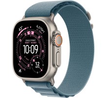 Apple Watch Ultra 3 (2025) Natural Titanium Light Blue Alpine loop