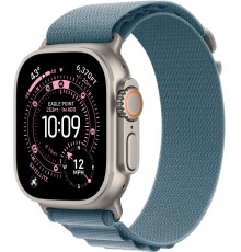 Apple Watch Ultra 3 (2025) Natural Titanium Light Blue Alpine loop