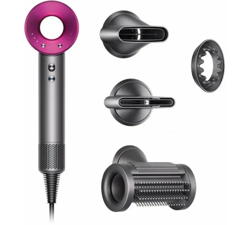 Фен Dyson Supersonic HD15 HK, Nickel/Fuchsia