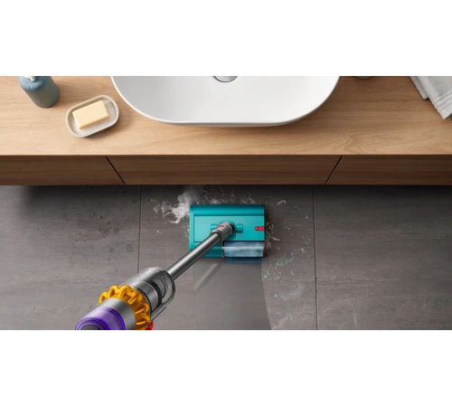 Пылесос Dyson V15s Detect submarine (SV47), yellow/nickel