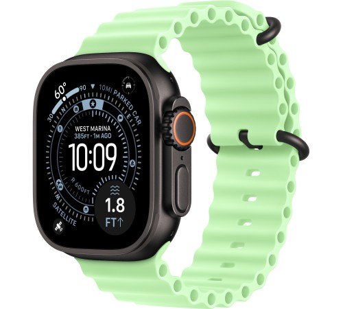 Apple Watch Ultra 3 (2025) Black Titanium Neon Green Ocean band