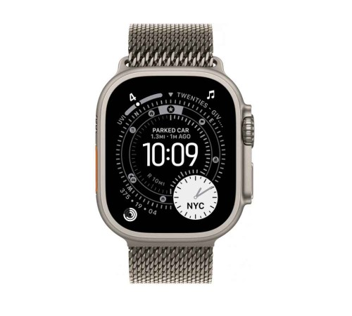 Apple Watch Ultra 3 (2025) Natural Titanium + Titanium Milanese Loop