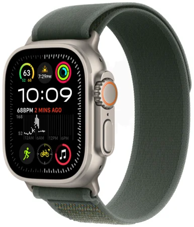 Trail loop Apple Watch Ultra 2 Natural (2024) Trail Loop Green 