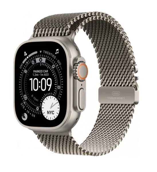 Watch Ultra 3 Apple Watch Ultra 3 2025 Natural titanium Titanium Milanese Loop natural-titanium 