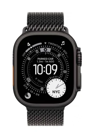 Watch Ultra 3 Apple Watch Ultra 3 2025 Black titanium Titanium Milanese Loop black 