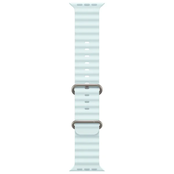 Ocean Band Apple Watch Ultra 2 Natural (2024) Ice Blue Ocean Band 