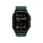 Alpine Loop Apple Watch Ultra 2 Black (2024) Alpine Loop Dark Green 