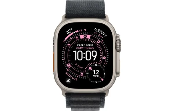 Alpine Loop Apple Watch Ultra 3 (2025) Natural Titanium Black Alpine loop 
