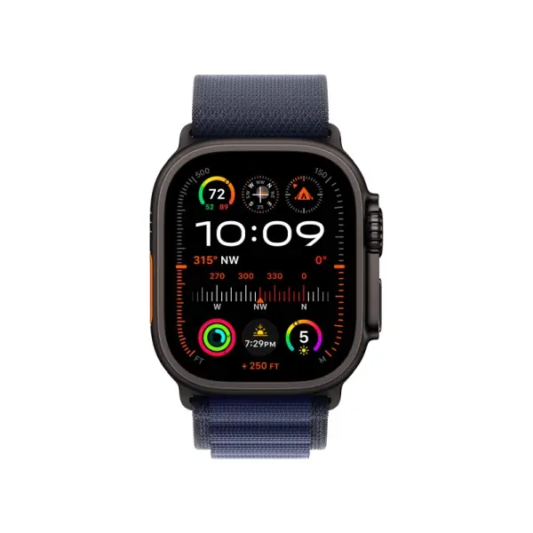Alpine Loop Apple Watch Ultra 2 Black (2024) Alpine Loop Navy 