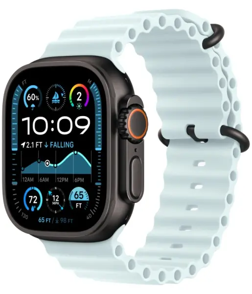 Apple Watch Ultra 2 Black (2024) Ice Blue Ocean Band