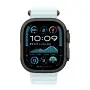 Ocean Band Apple Watch Ultra 2 Black (2024) Ice Blue Ocean Band 
