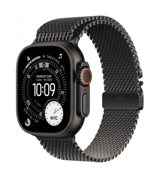 Watch Ultra 3 Apple Watch Ultra 3 2025 Black titanium Titanium Milanese Loop black 
