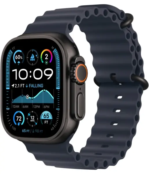 Apple Watch Ultra 2 Black (2024) Navy Ocean Band