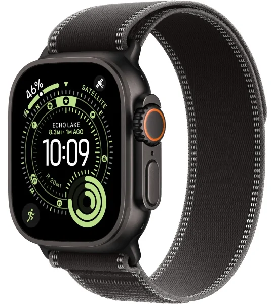 Apple Watch Ultra 3 (2025) Black Titanium Black/Charcoal Trail Loop