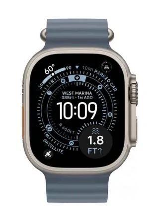 Watch Ultra 3 Apple Watch Ultra 3 2025 Natural titanium Ocean band anchor blue 
