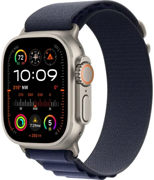 Apple Watch Ultra 2 Natural (2024) Alpine Loop Navy