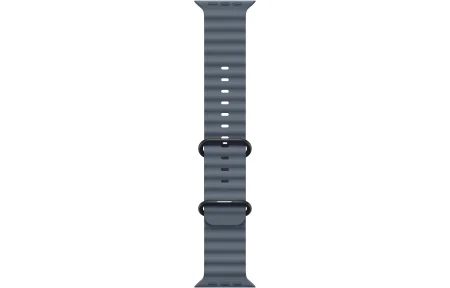 Ocean Band Apple Watch Ultra 3 (2025) Black Titanium Anchor Blue Ocean band 