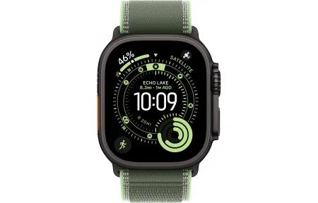 Trail Loop Apple Watch Ultra 3 (2025) Black Titanium Green/Neon Trail Loop 