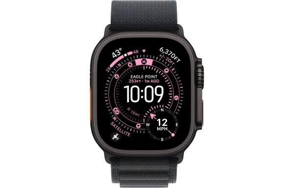 Alpine Loop Apple Watch Ultra 3 (2025) Black Titanium Black Alpine loop 