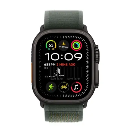 Trail loop Apple Watch Ultra 2 Black (2024) Trail Loop Green 