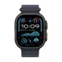 Ocean Band Apple Watch Ultra 2 Black (2024) Navy Ocean Band 