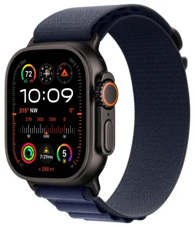 Alpine Loop Apple Watch Ultra 2 Black (2024) Alpine Loop Navy 